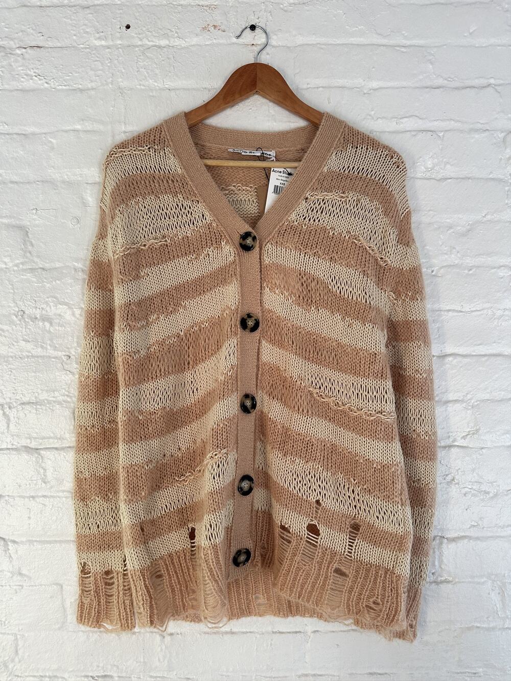 Acne Studios Striped Mohair Cardigan